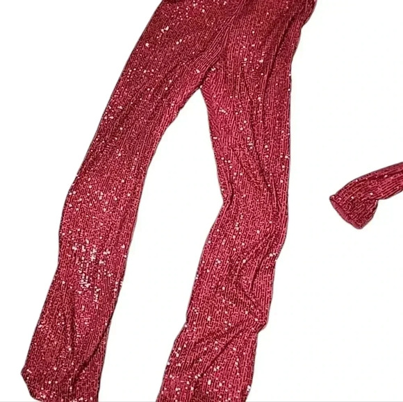 Fashion Nova Sequin Pant set. Size Medium - Picture 5 of 8